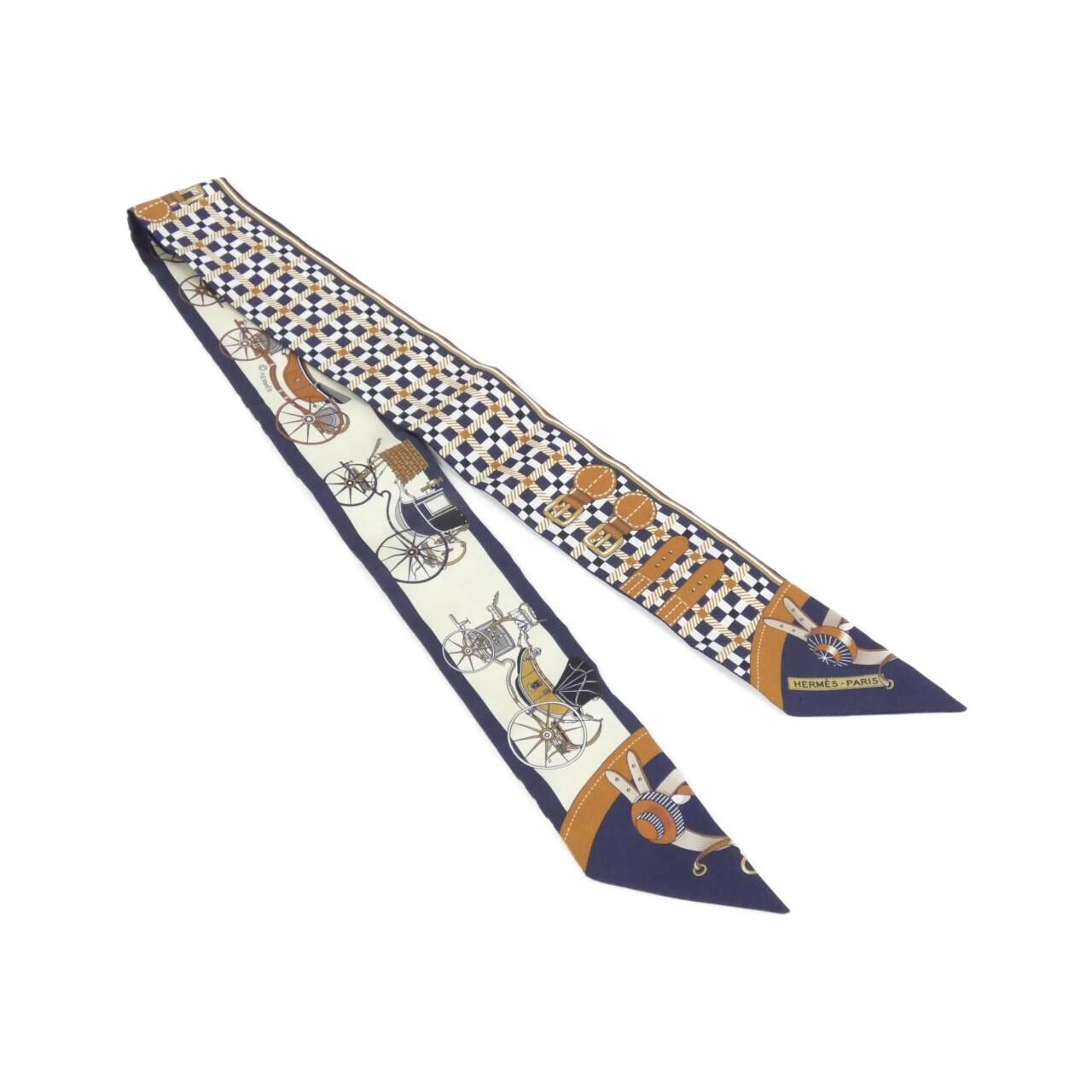 エルメス LES VOITURES NOUVELLE ツイリー 064108S スカーフ