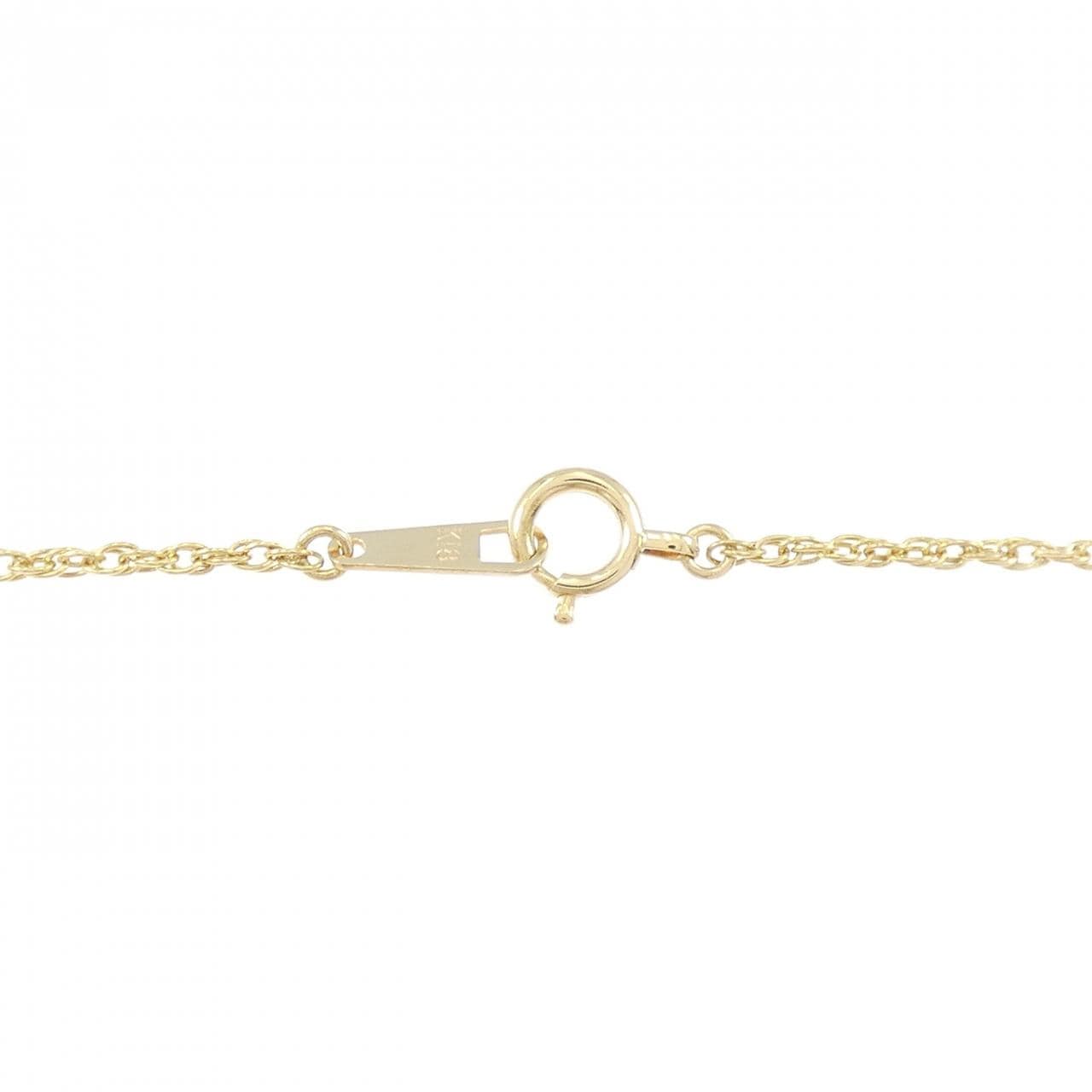 K18YG エメラルド ネックレス 0.13CT