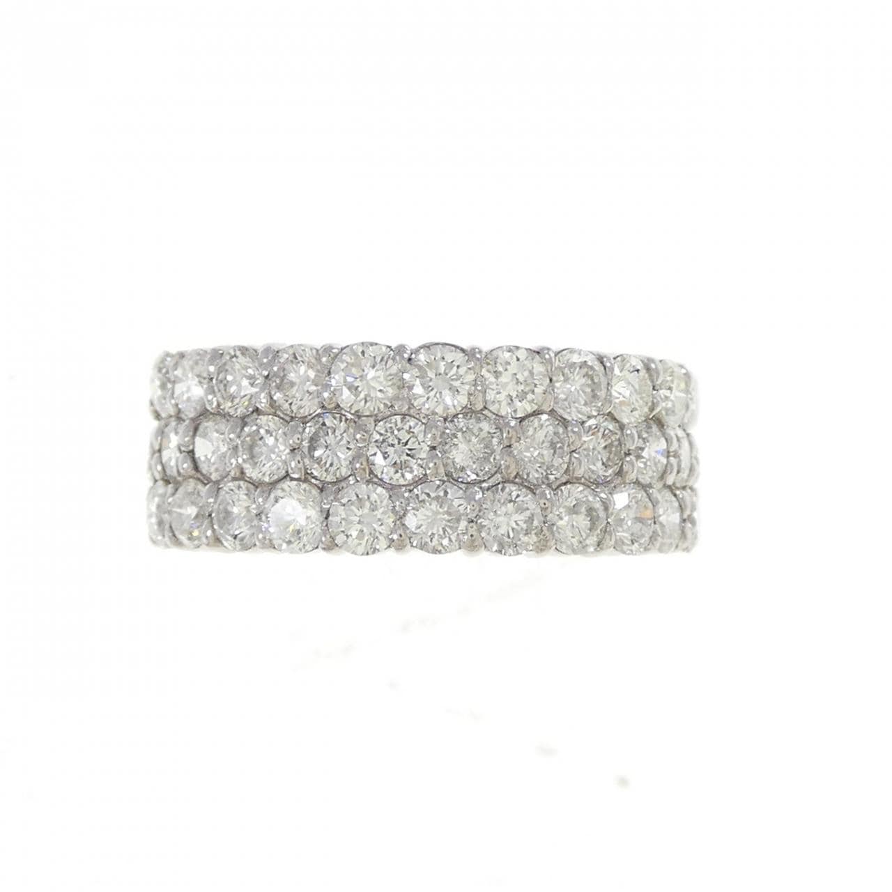 PT900 パヴェ ダイヤモンド リング 2.00CT