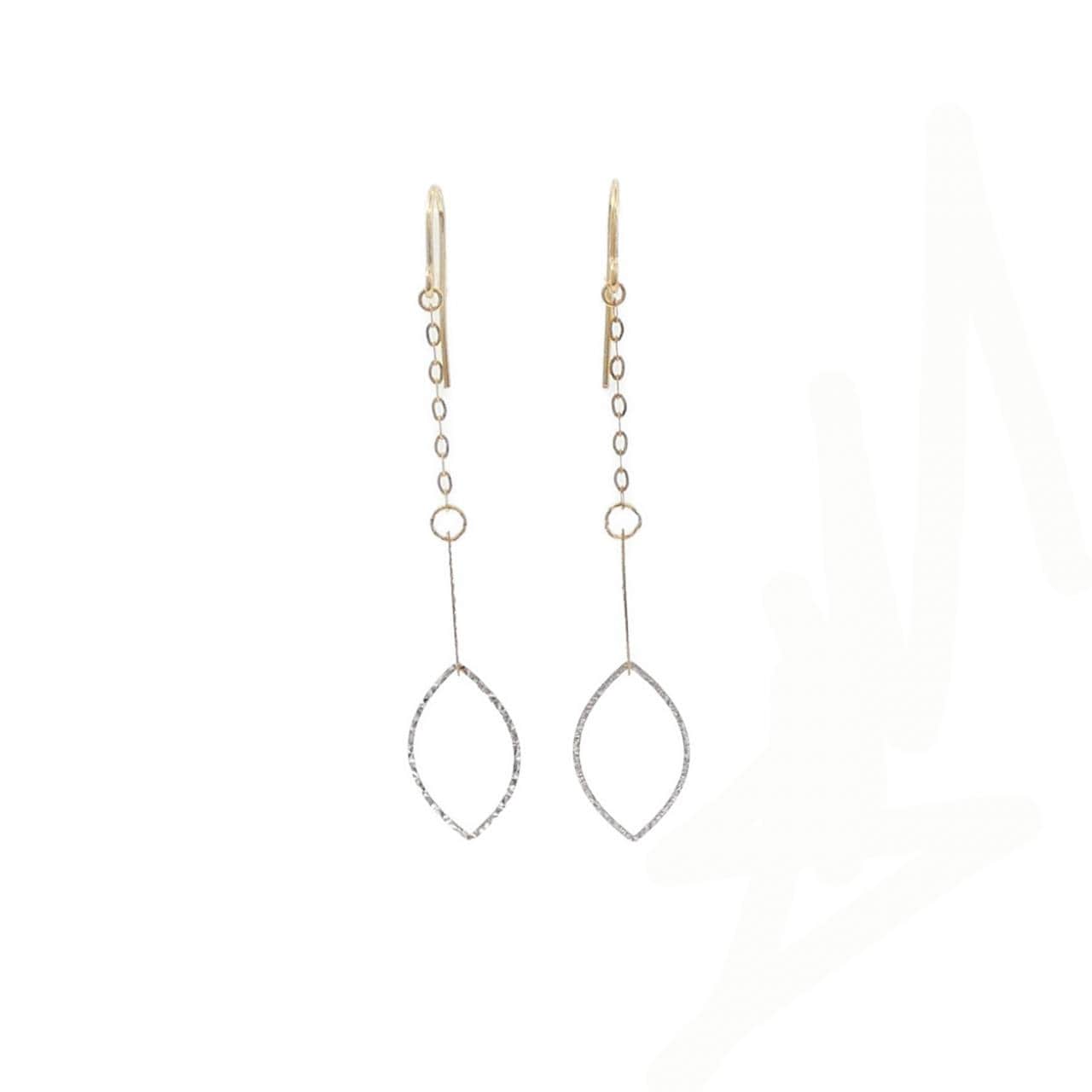 K18YG/K18WG ピアス