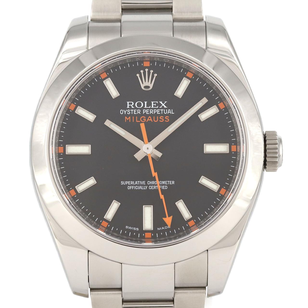 ロレックス ミルガウス 116400 SS 自動巻 ランダム番