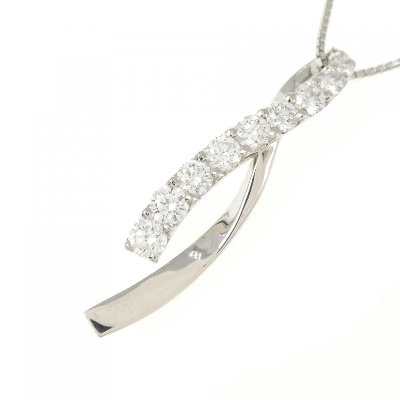 PT950/PT850 ダイヤモンド ネックレス 0.70CT