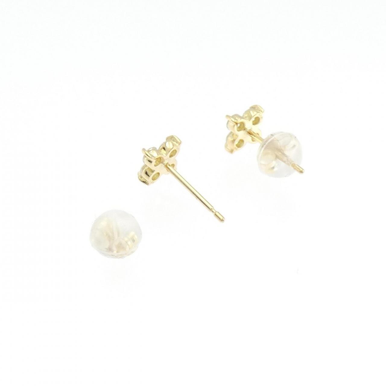 【リメイク】K18YG ダイヤモンド ピアス 0.30CT