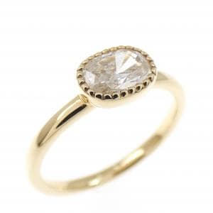 【新品】K18YG ダイヤモンド リング 0.45CT