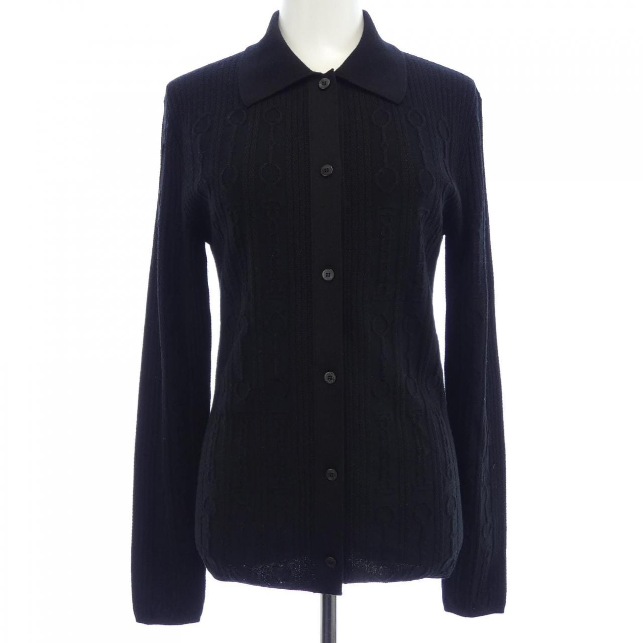 エルメス HERMES シャツカーディガン EFFET KALEIDOSCOPE 4H2729DG カーディガン