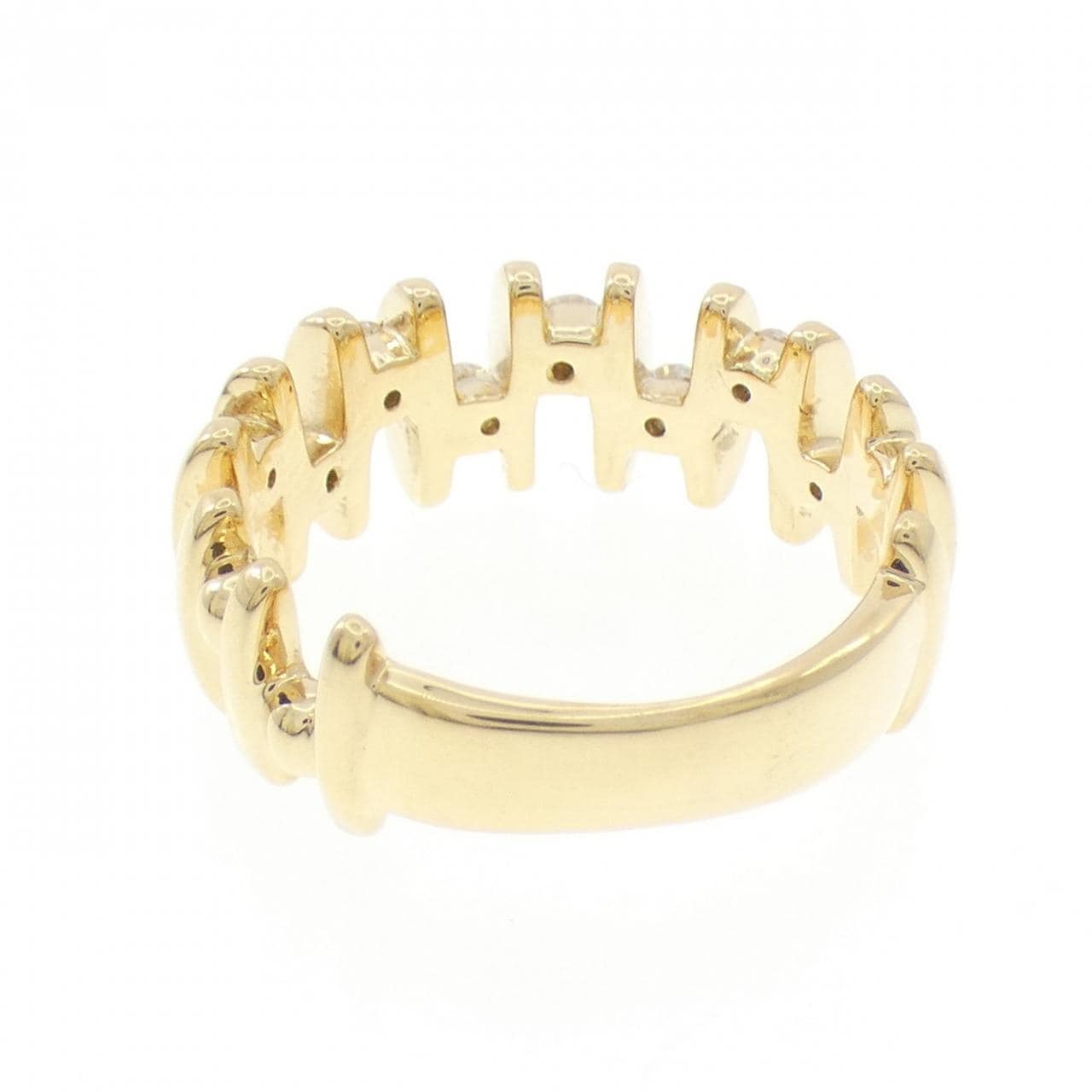 K18YG ダイヤモンド リング 0.43CT