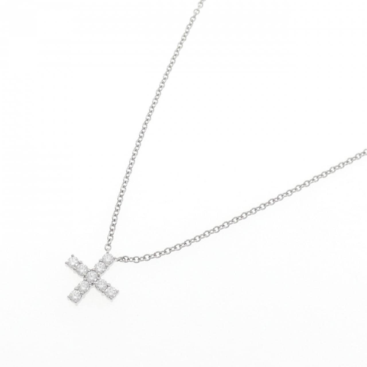 ハリーウィンストン ミニクロス ネックレス