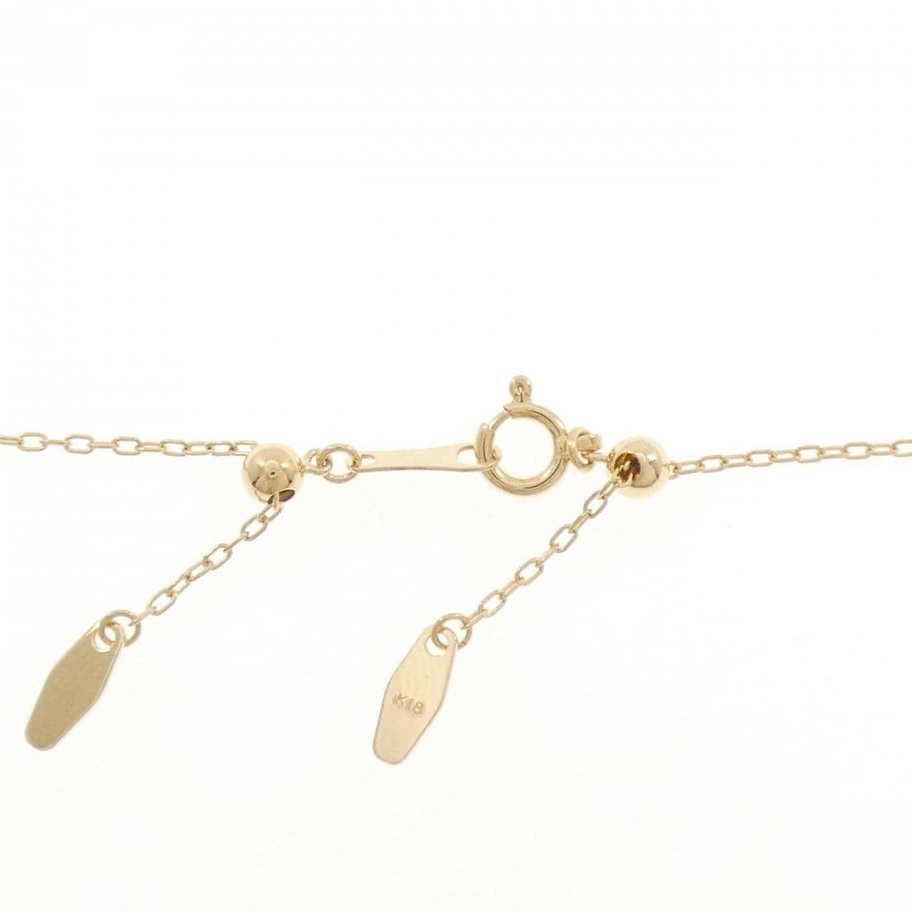 K18YG カラーストーン ネックレス