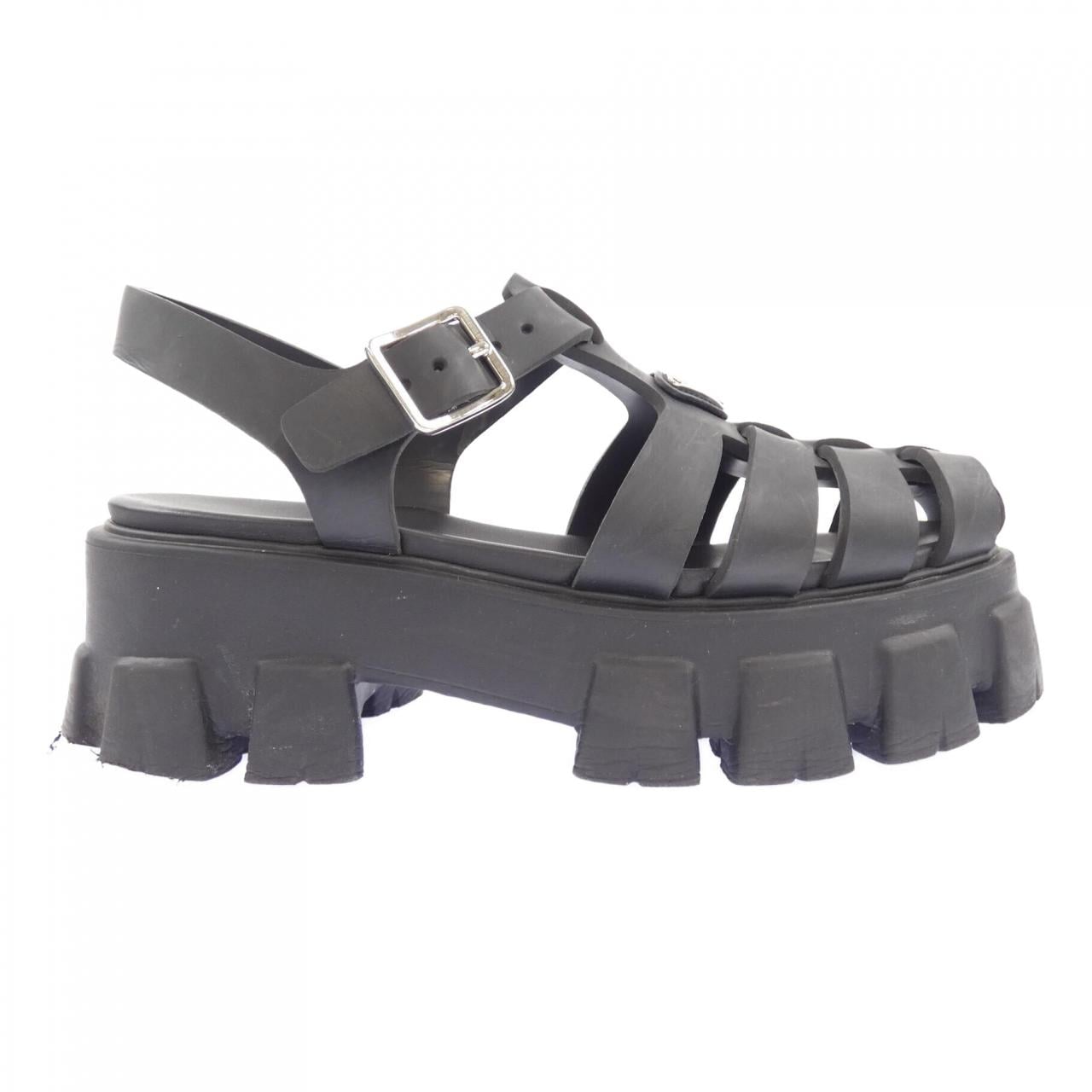 プラダ PRADA トライアングルロゴ モノリス 1X853M フォームラバー サンダル