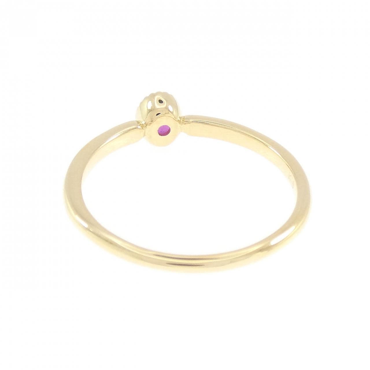 K18YG ルビー リング 0.20CT