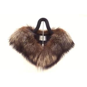 Silver fox fur stole