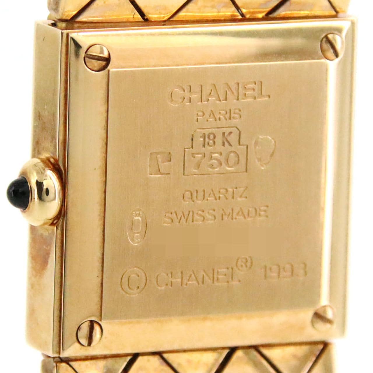 【ノーメンテナンス還元価格】シャネル マトラッセ YG YG クォーツ