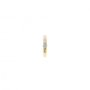 K18YG ダイヤモンド ピアス 0.025CT 片耳