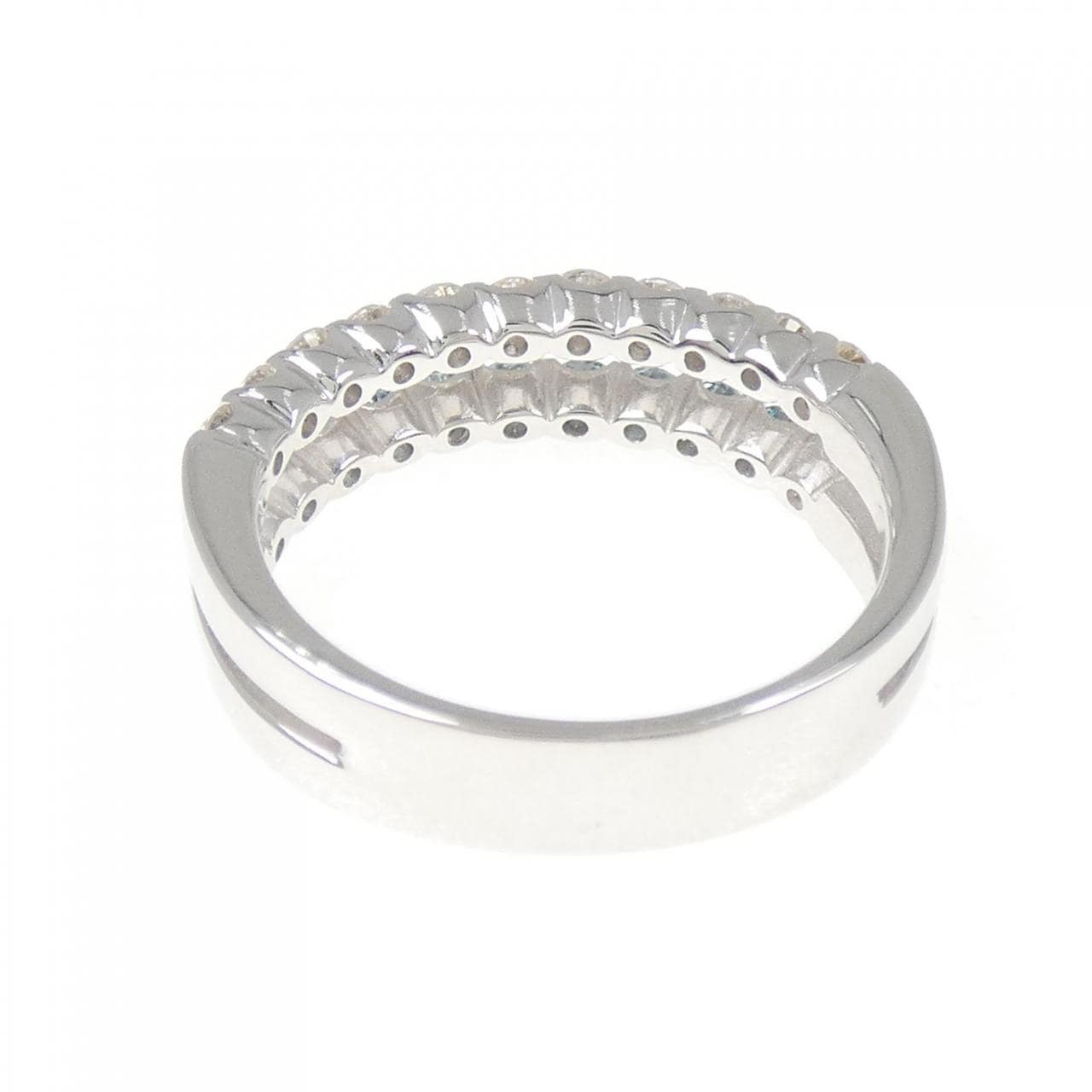 K18WG ダイヤモンド リング 1.00CT