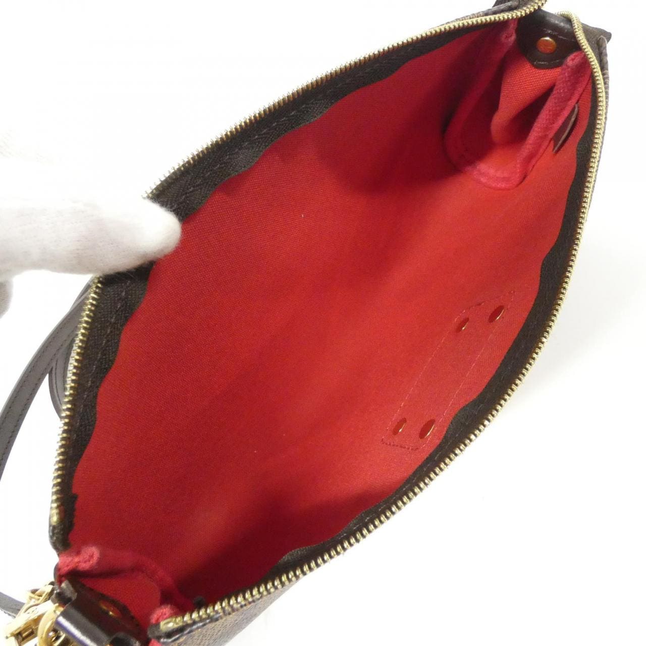 ルイヴィトン ダミエ エヴァ N55213 ショルダーバッグ