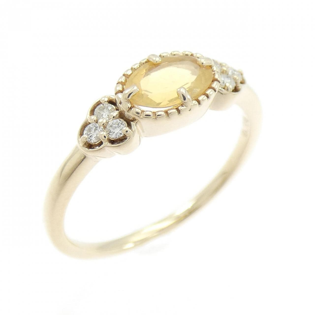 K10YG オパール リング