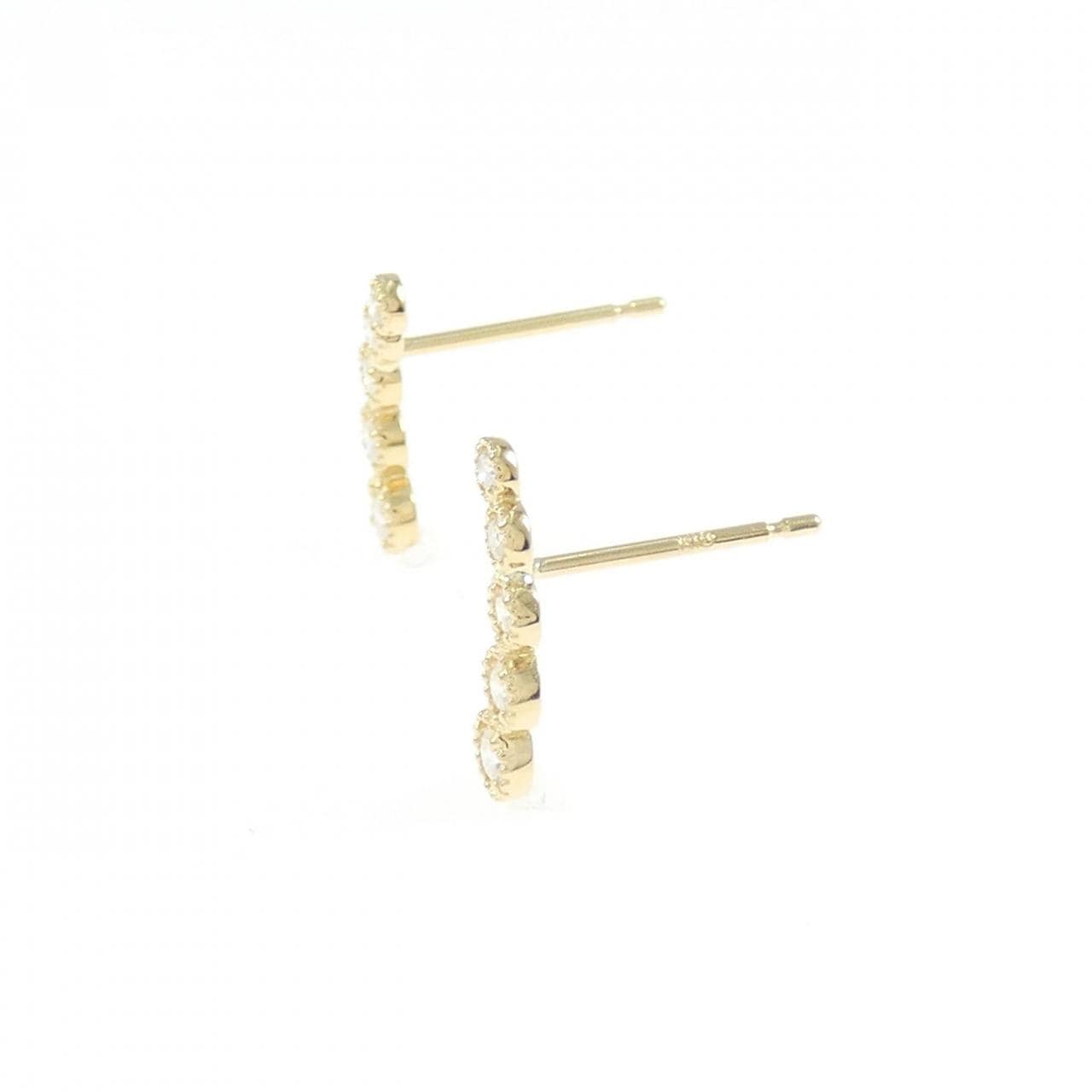 【リメイク】K18YG ダイヤモンド ピアス 0.20CT