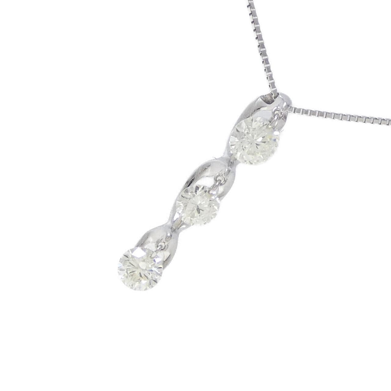 PT900/PT850 ダイヤモンド ネックレス 1.00CT