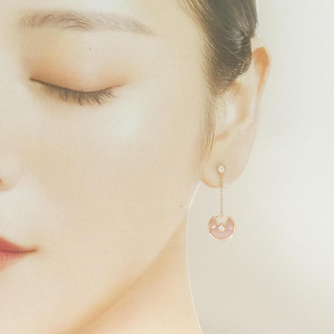 カルティエ アミュレット ピアス