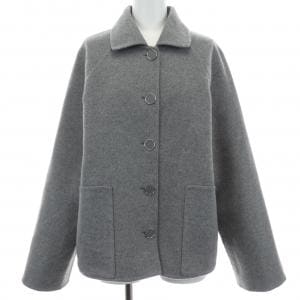 エルメス HERMES ダブルフェイス クルードセル ラムスキンボタン 4H0102DA ジャケット