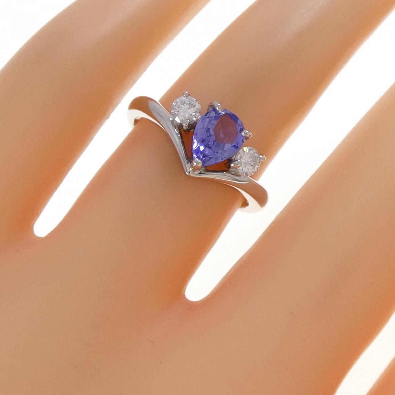 PT900坦桑石戒指