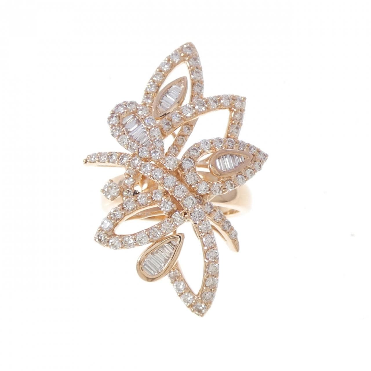 K18PG ダイヤモンド リング 1.64CT