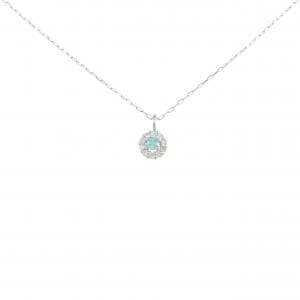 PT950/PT900 トルマリン ネックレス 0.03CT