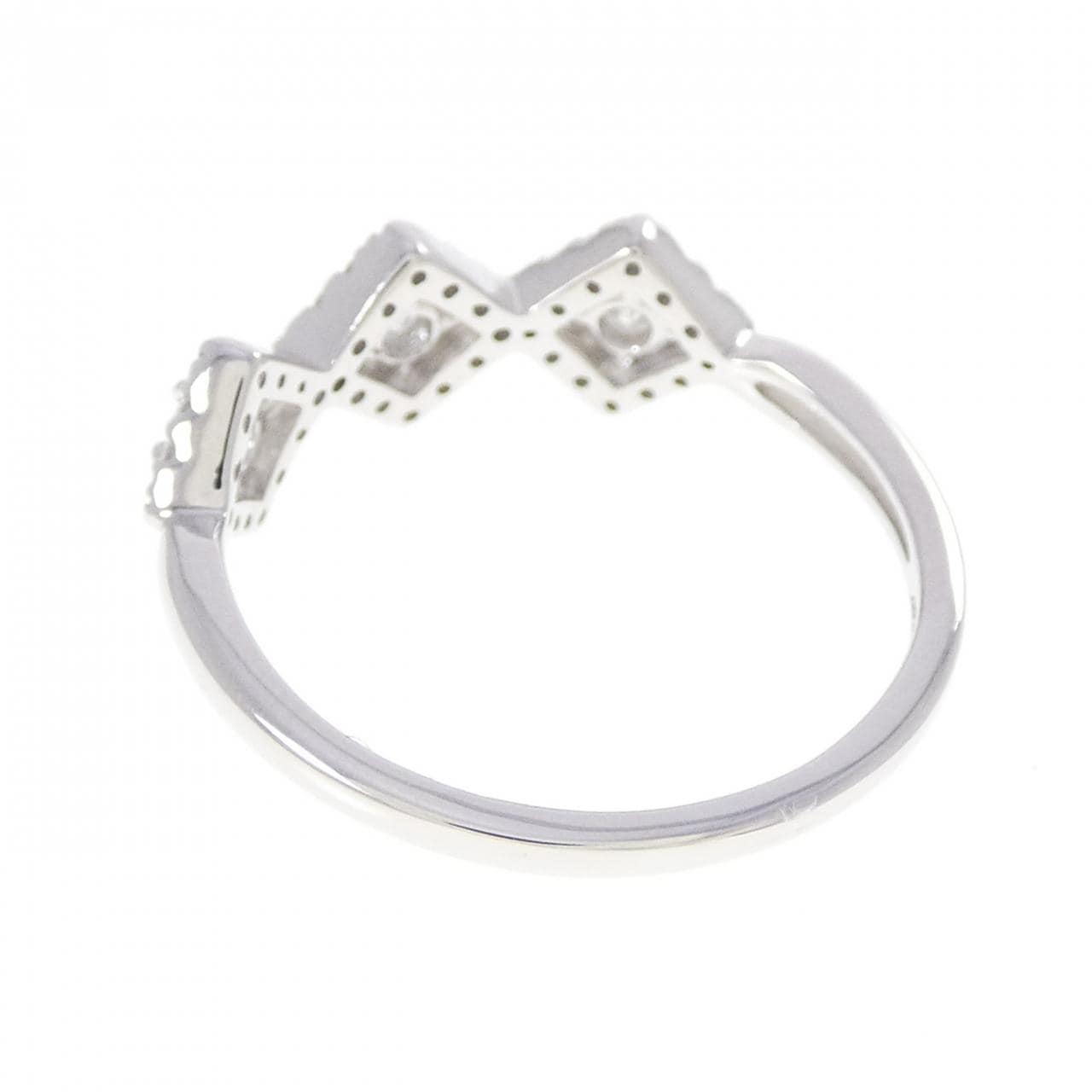 K18WG ダイヤモンド リング 0.39CT