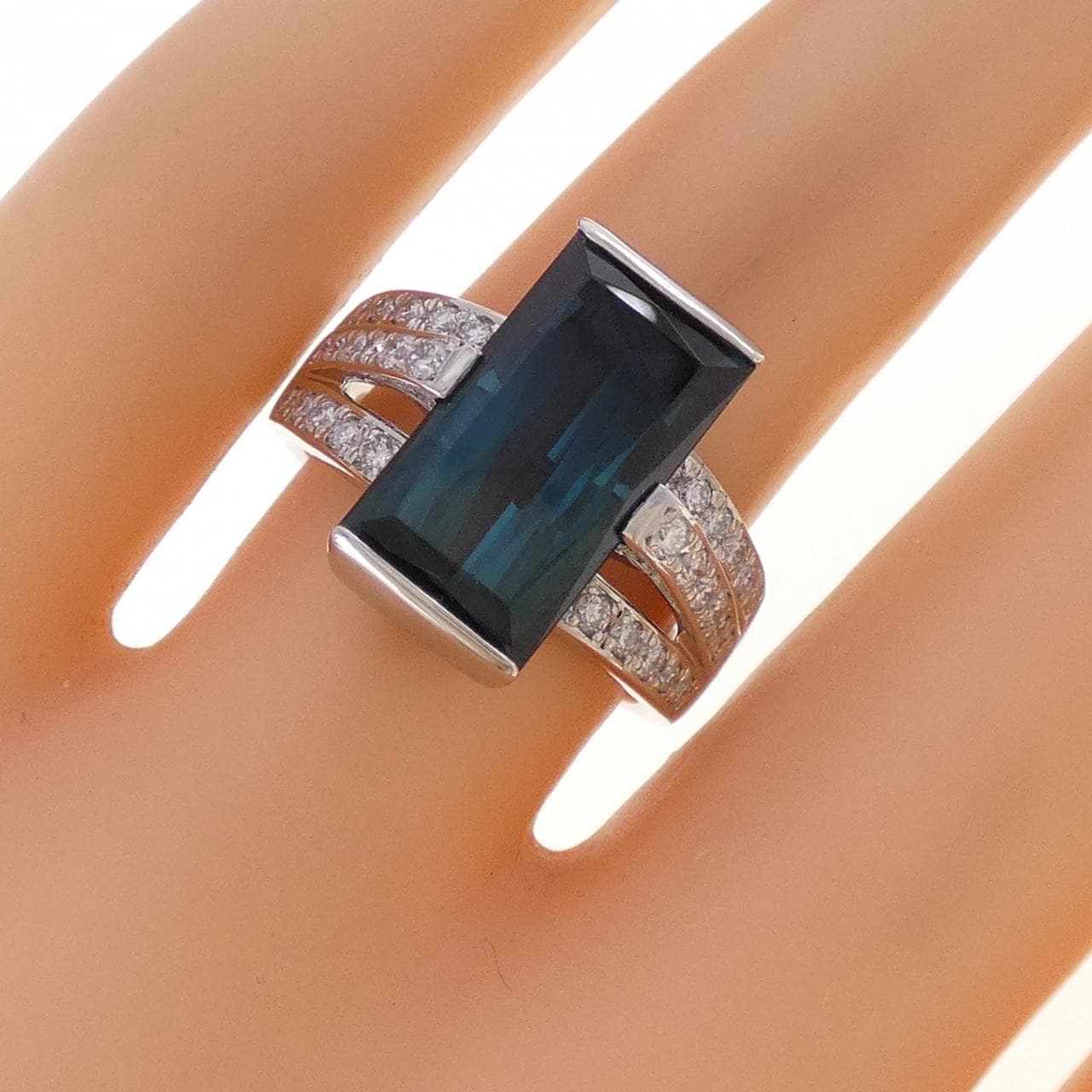 PT900 トルマリン リング 6.10CT