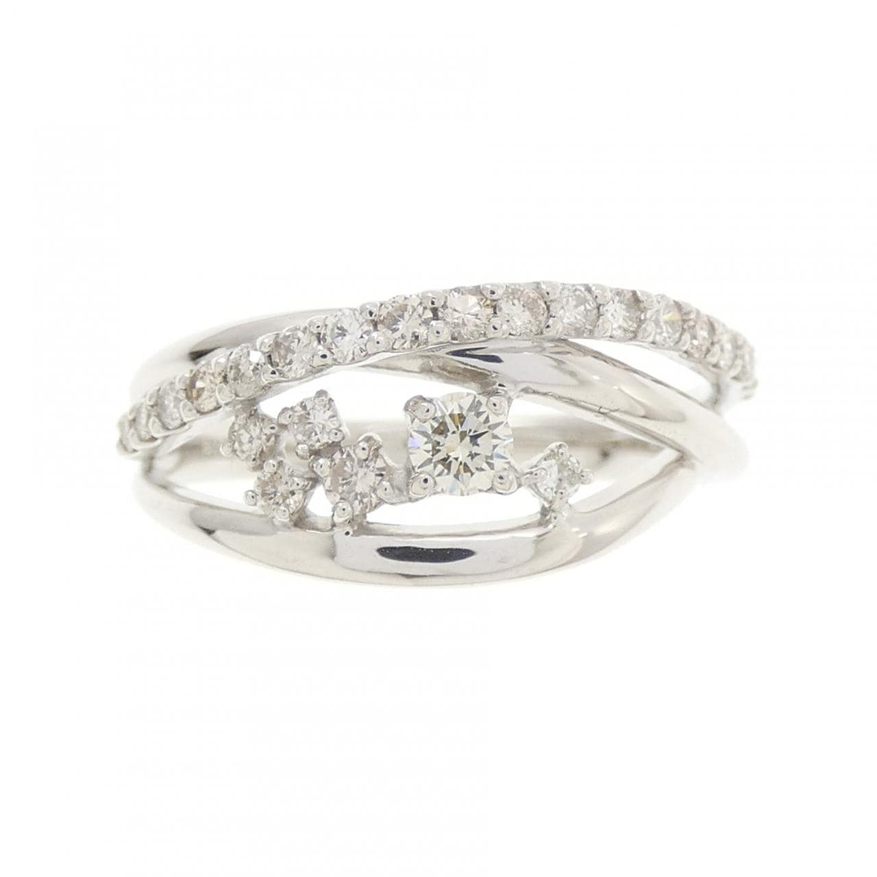PT950 ダイヤモンド リング 0.38CT