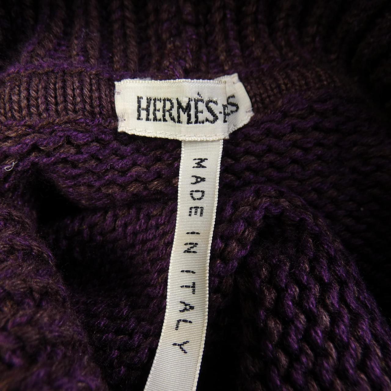 【ヴィンテージ】エルメス HERMES EX-LIBRIS ツイルレーヌ. ニット