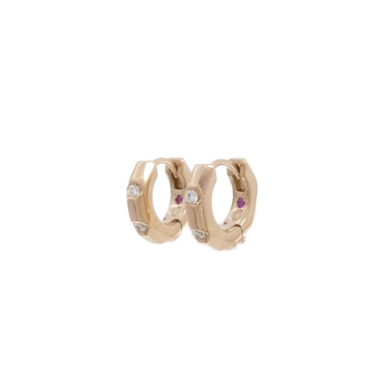 K18PG ダイヤモンド ピアス 0.18CT