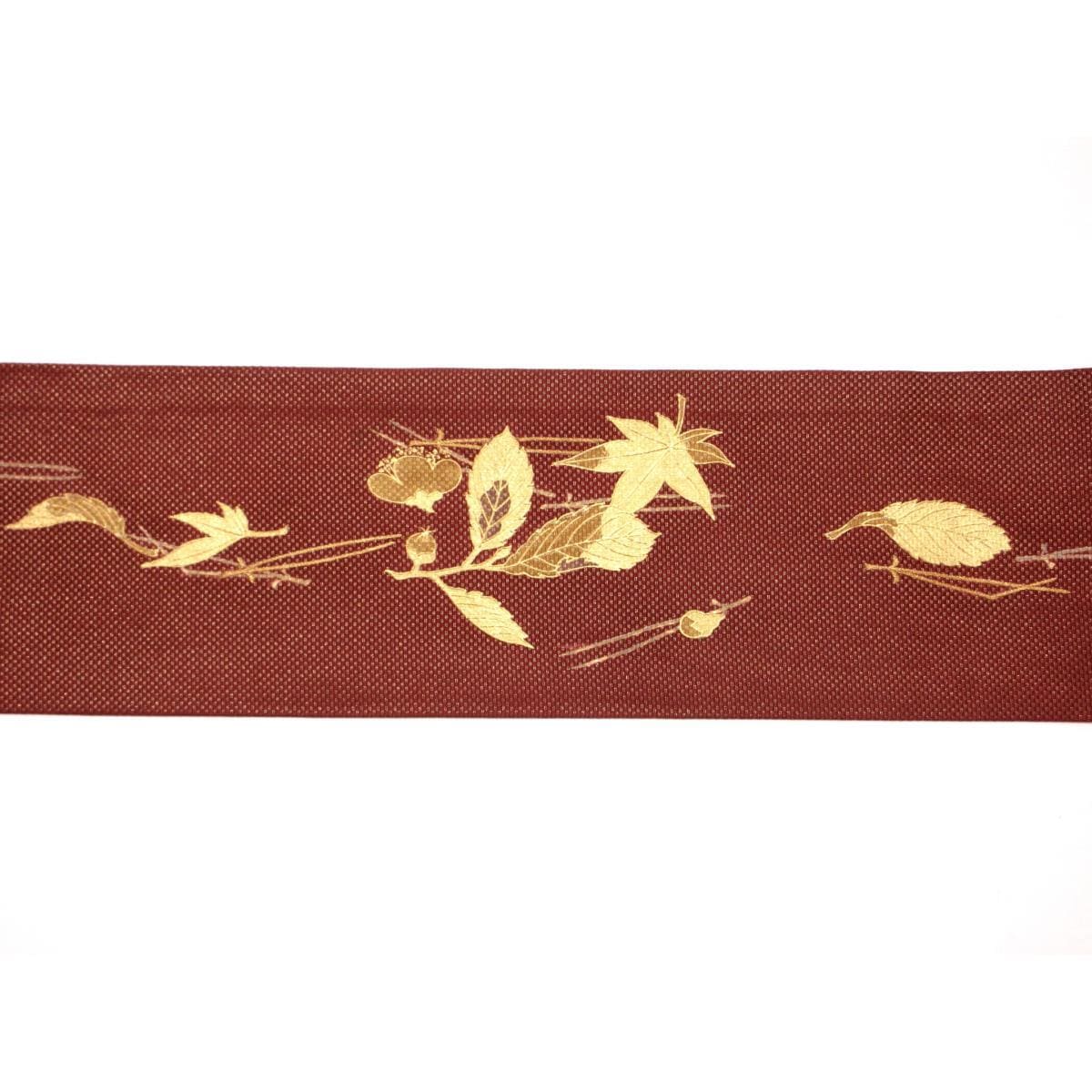 名古屋帯　金彩友禅