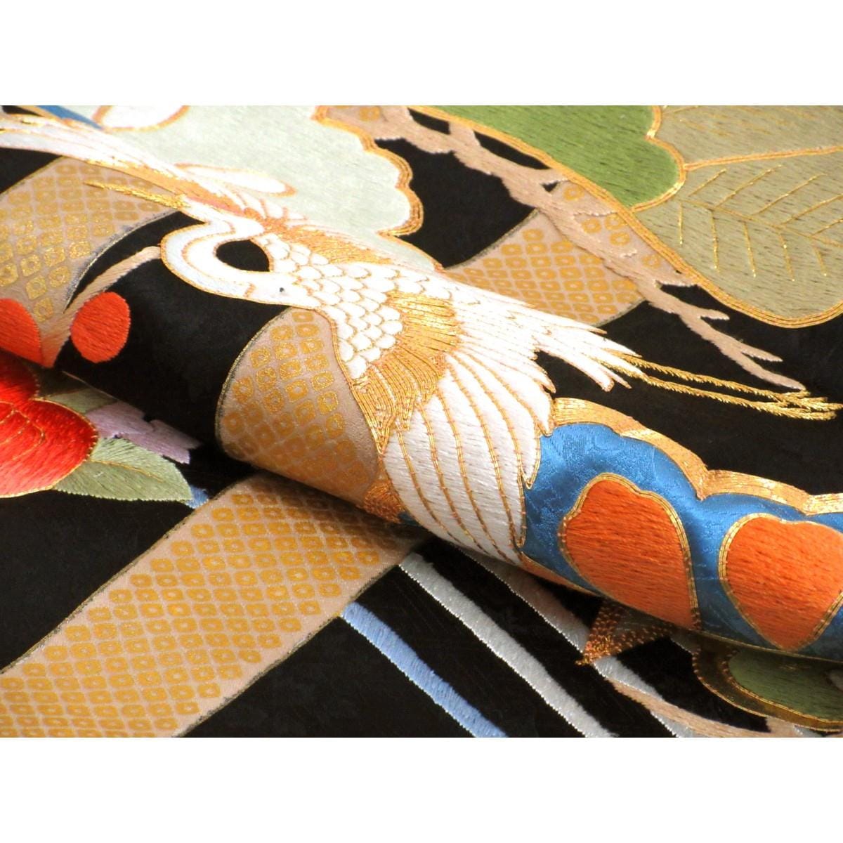 【未使用品】仮縫　振袖　刺繍加工
