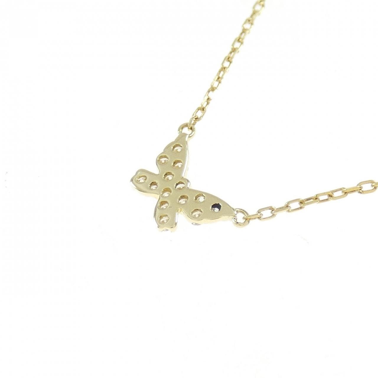 アーカー バタフライ ネックレス 0.06CT
