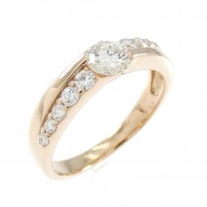 K18PG ダイヤモンド リング 0.320CT