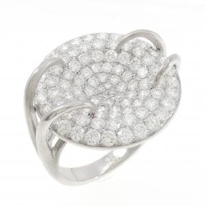 750WG パヴェ ダイヤモンド リング