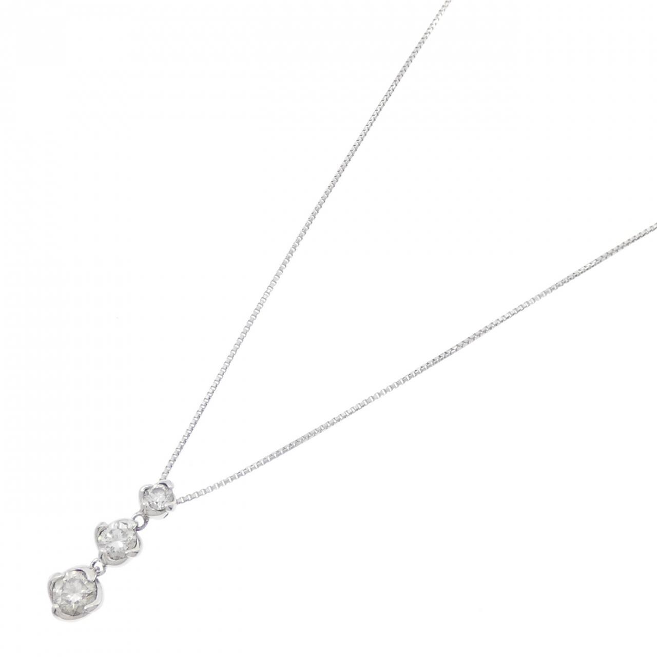 PT900/PT850 ダイヤモンド ネックレス 0.38CT