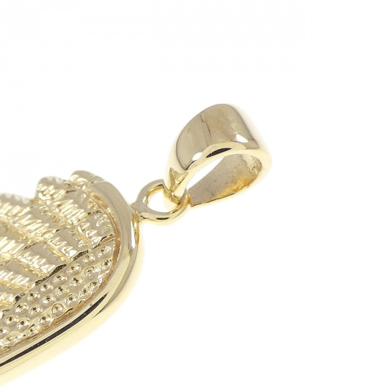 K18YG フェザー ペンダント