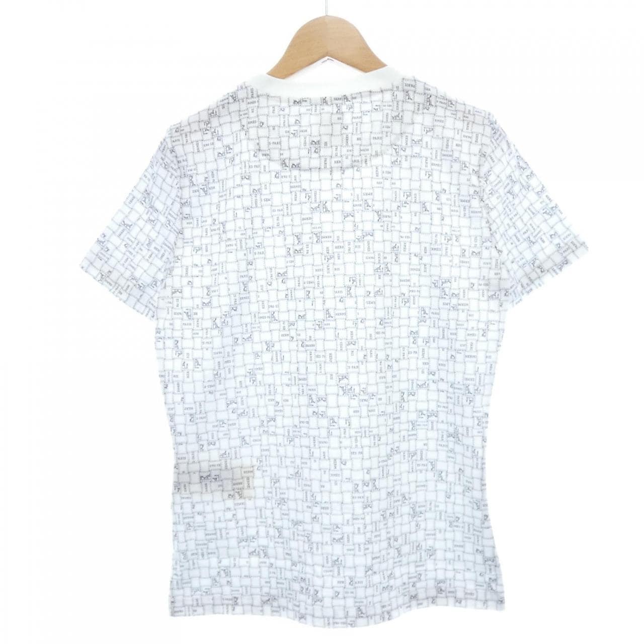 エルメス HERMES BOLDUC AU CARRE ボルデュックチェック 5E4645DK Tシャツ