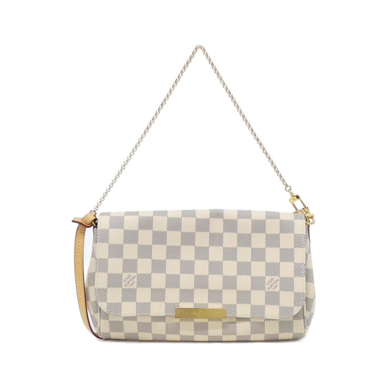 LOUIS VUITTON Damier Azur 最愛的 MM N41275 單肩包