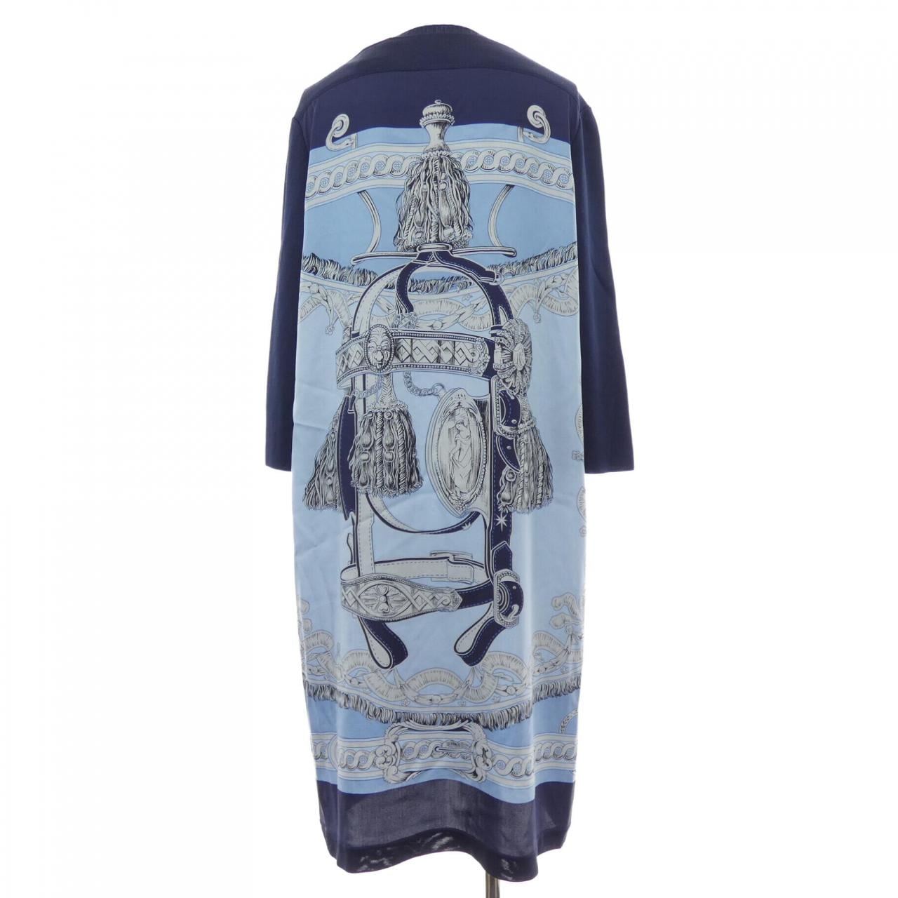 HERMES BRIDE DE COUR REMIX *07-7750 斜纹布 Reine 连衣裙