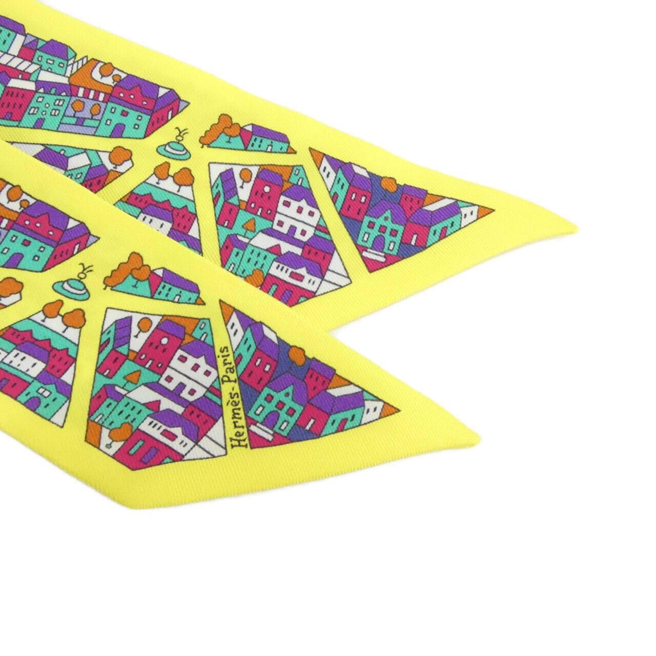 エルメス RIVE DROITE RIVE GAUCHE ツイリー 062868S スカーフ