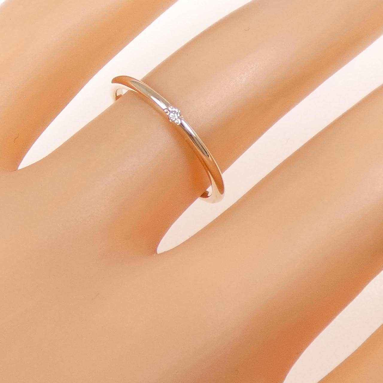 K10PG ダイヤモンド リング 0.01CT