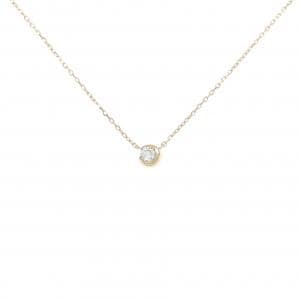 STAR JEWELRY Moon Setting Necklace 0.04CT