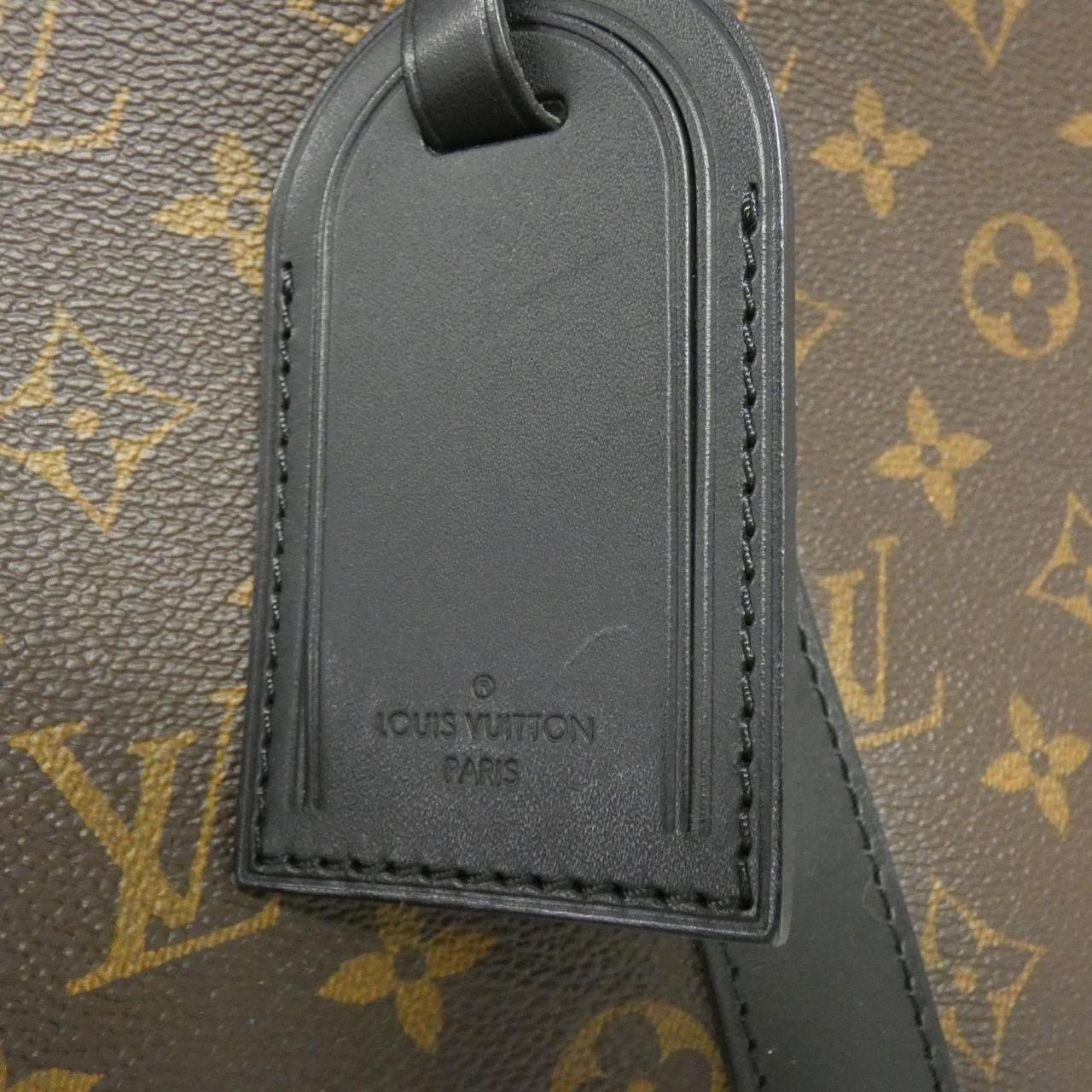 LOUIS VUITTON Monogram Macassar Keepall Bandouliere 45cm M56711 Boston Bag