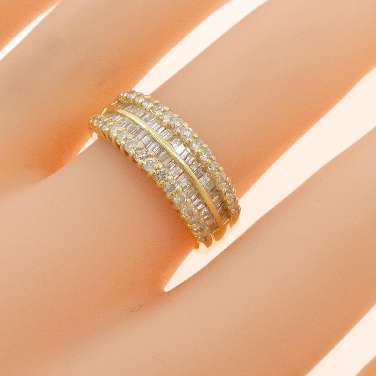 K18YG ダイヤモンド リング 1.00CT
