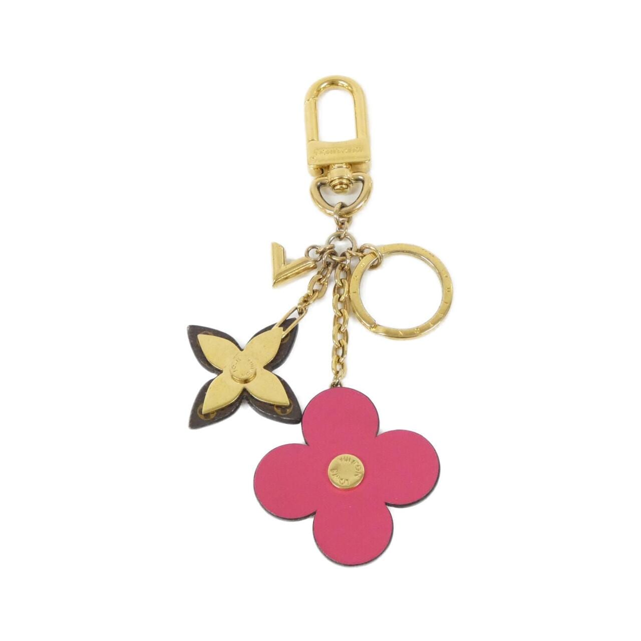 ルイヴィトン モノグラム キーホルダー ブルーミング フラワー M63084 キーリング