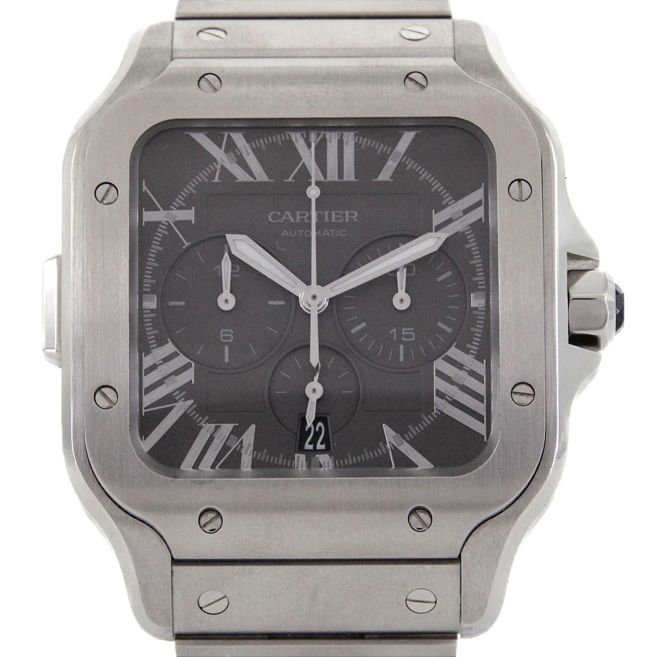 カルティエ サントス･ドゥ･カルティエクロノグラフ XL JAPAN LTD WSSA0078 SS 自動巻