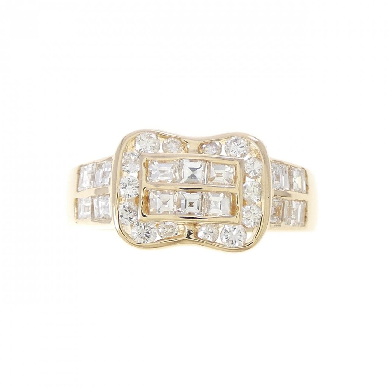 K18YG ダイヤモンド リング 1.03CT